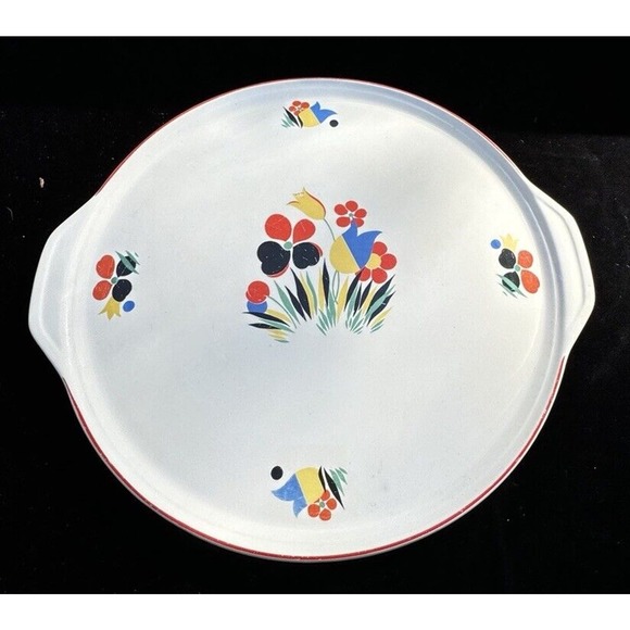 Universal Cambridge Chop Plate Ceramic Platter 12” Diameter USA Nice! -A10 - Picture 1 of 8